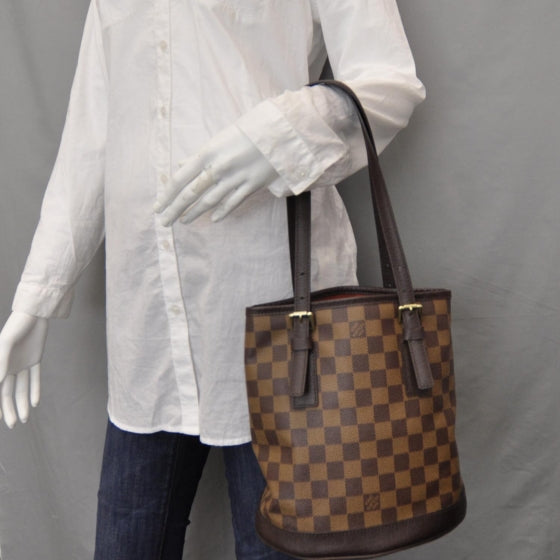 Louis Vuitton Damier Ebene Marais Bucket 23 2 of 8