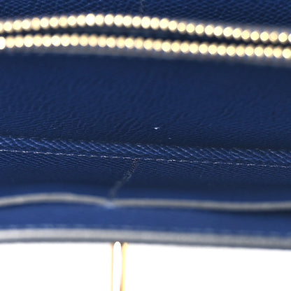 Hermes Epsom Kelly Wallet To Go Bleu Glacier Bleu Saphir 4 of 12