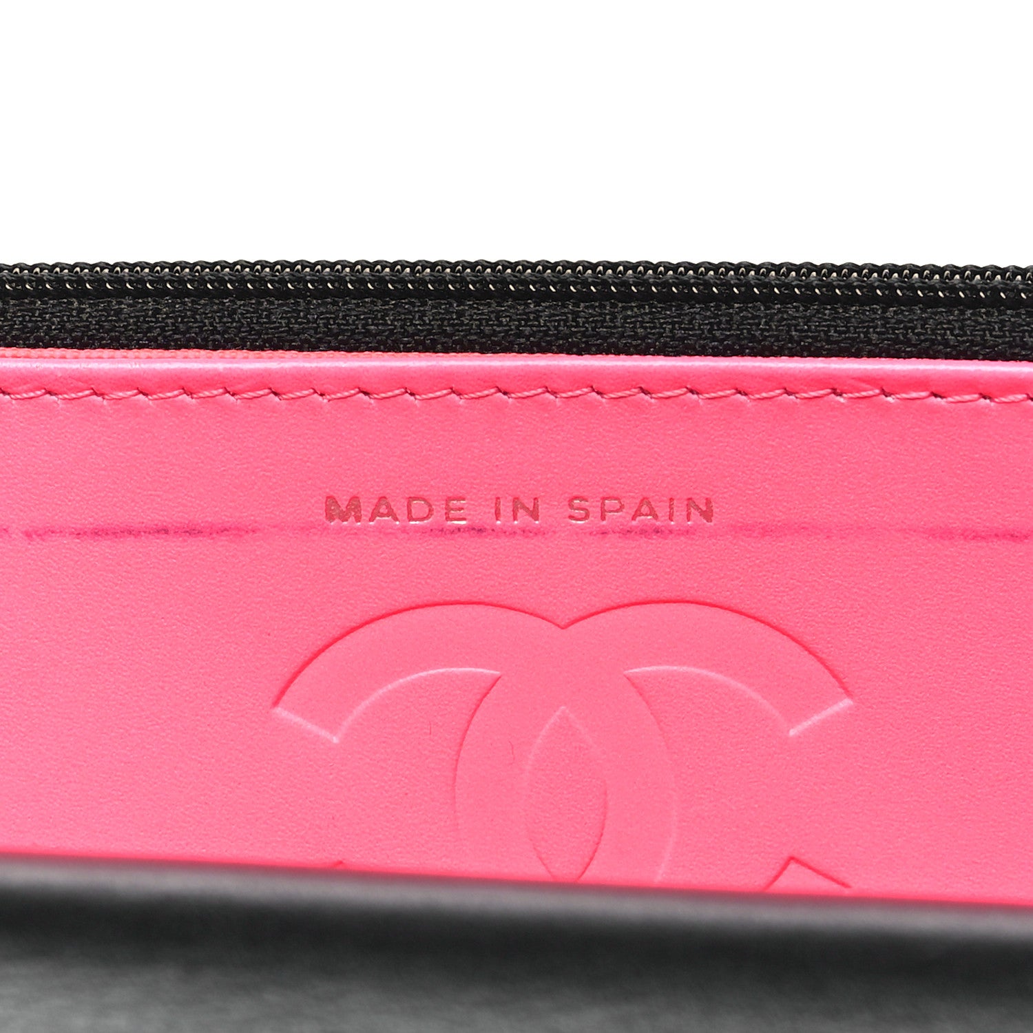 Chanel Calfskin Quilted Cambon Wallet on Chain WOC Black 7 of 12