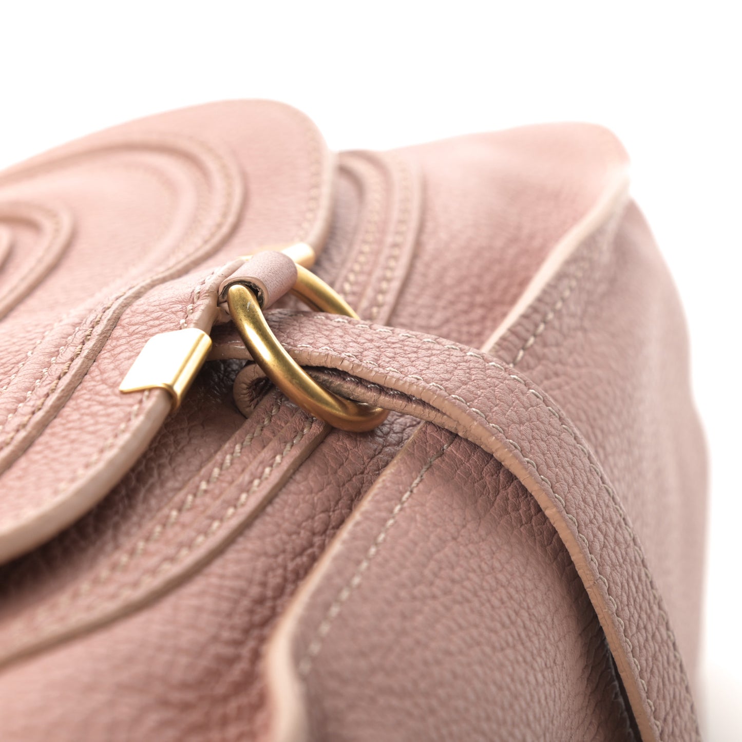 Calfskin Medium Marcie Satchel Anemone Pink