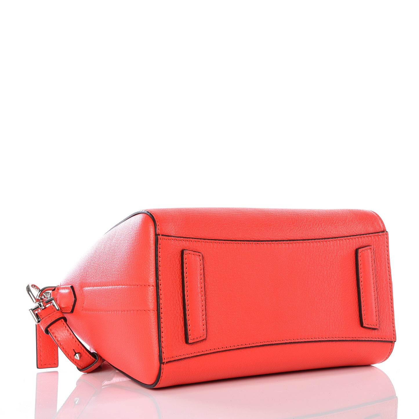 Sugar Goatskin Mini Antigona Medium Red