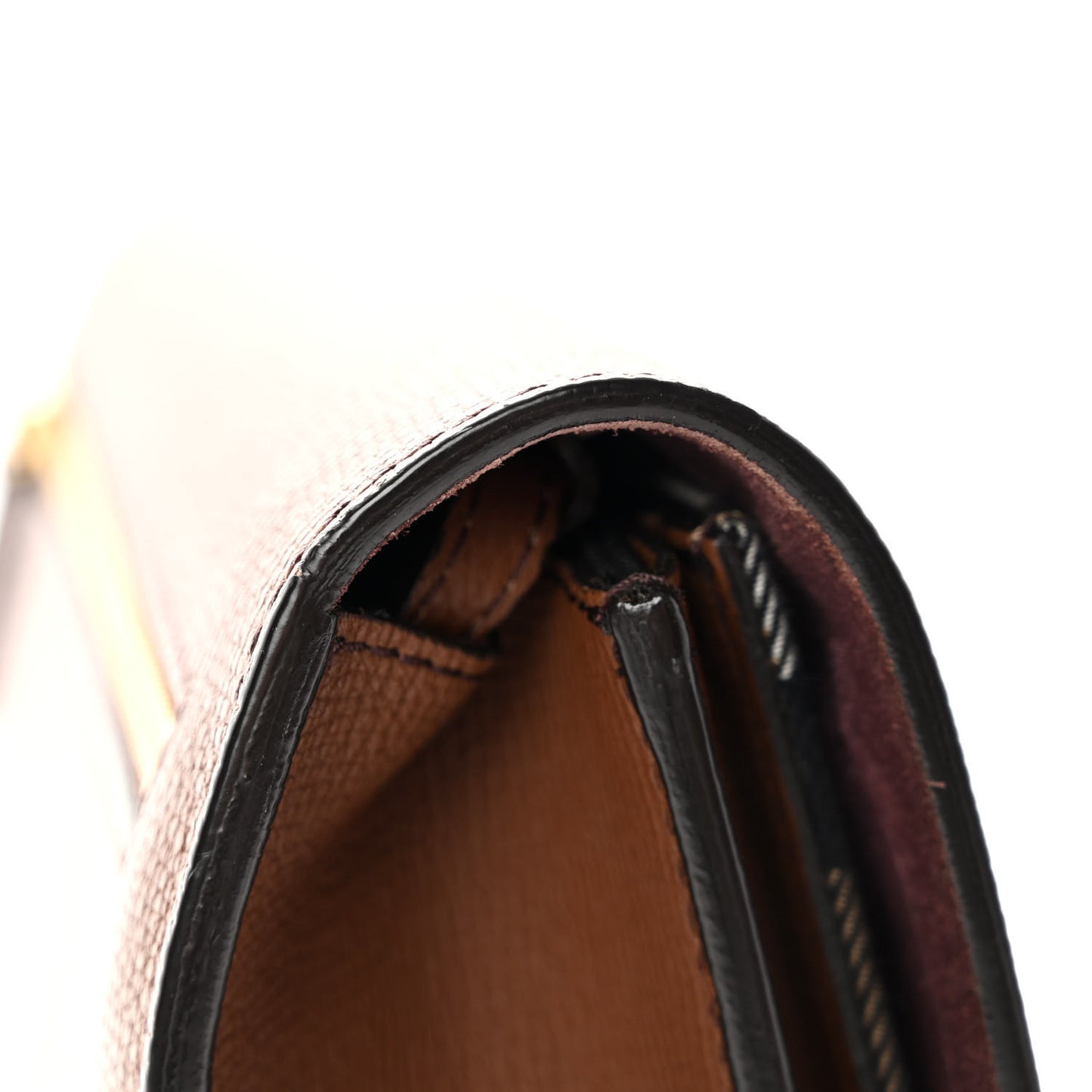 Derby Calfskin House Check Small Macken Crossbody Bag Tan