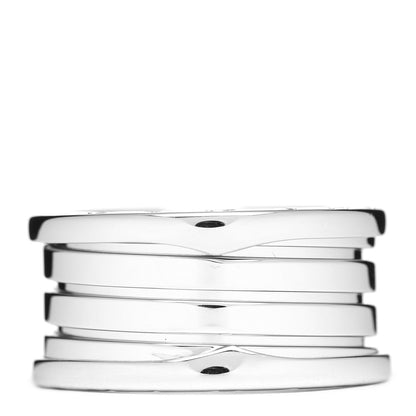 Bulgari 18K White Gold B.Zero1 Four-Band Ring 56 7.5 3 of 5