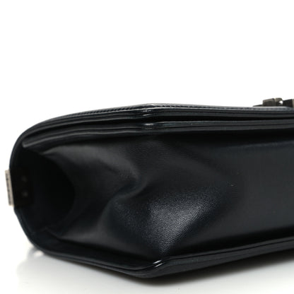 Chanel Lambskin Quilted Medium Boy Flap Black 9 of 11