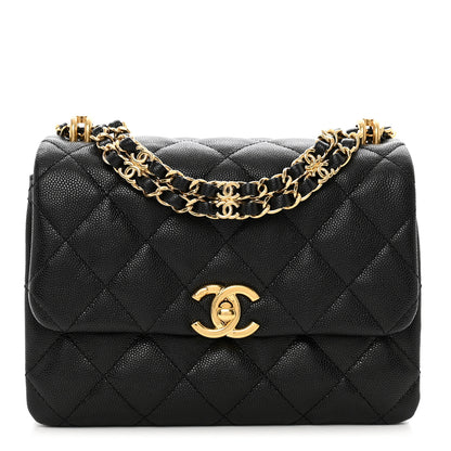 Chanel Caviar Quilted Coco First Flap Black 1 of 11