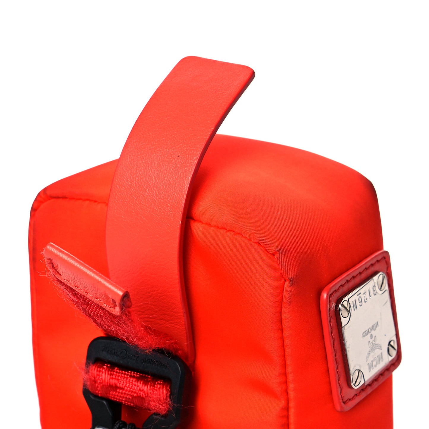 Nylon Mini Crossbody Pouch Orange