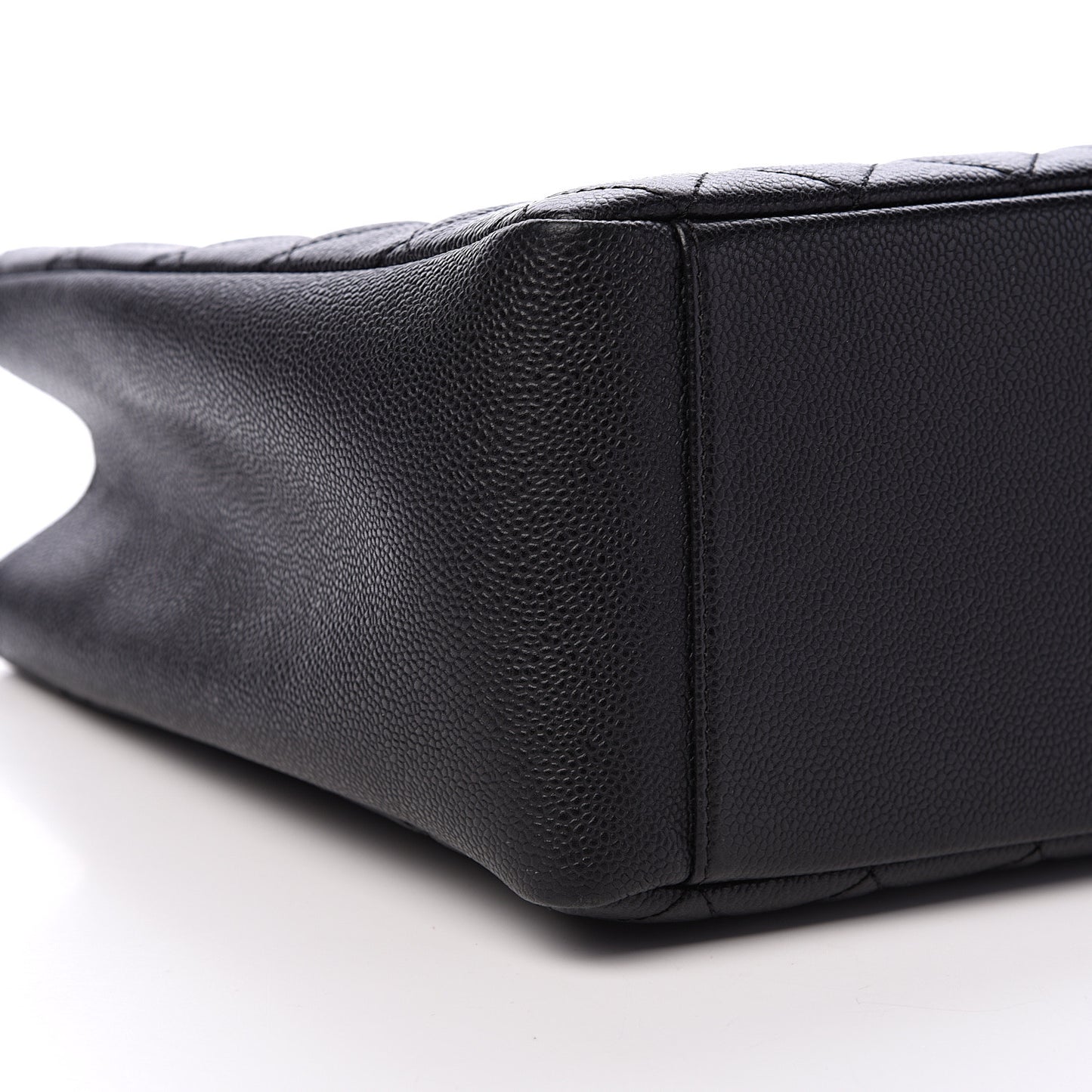 Caviar Quilted Grand Shopping Tote GST Black