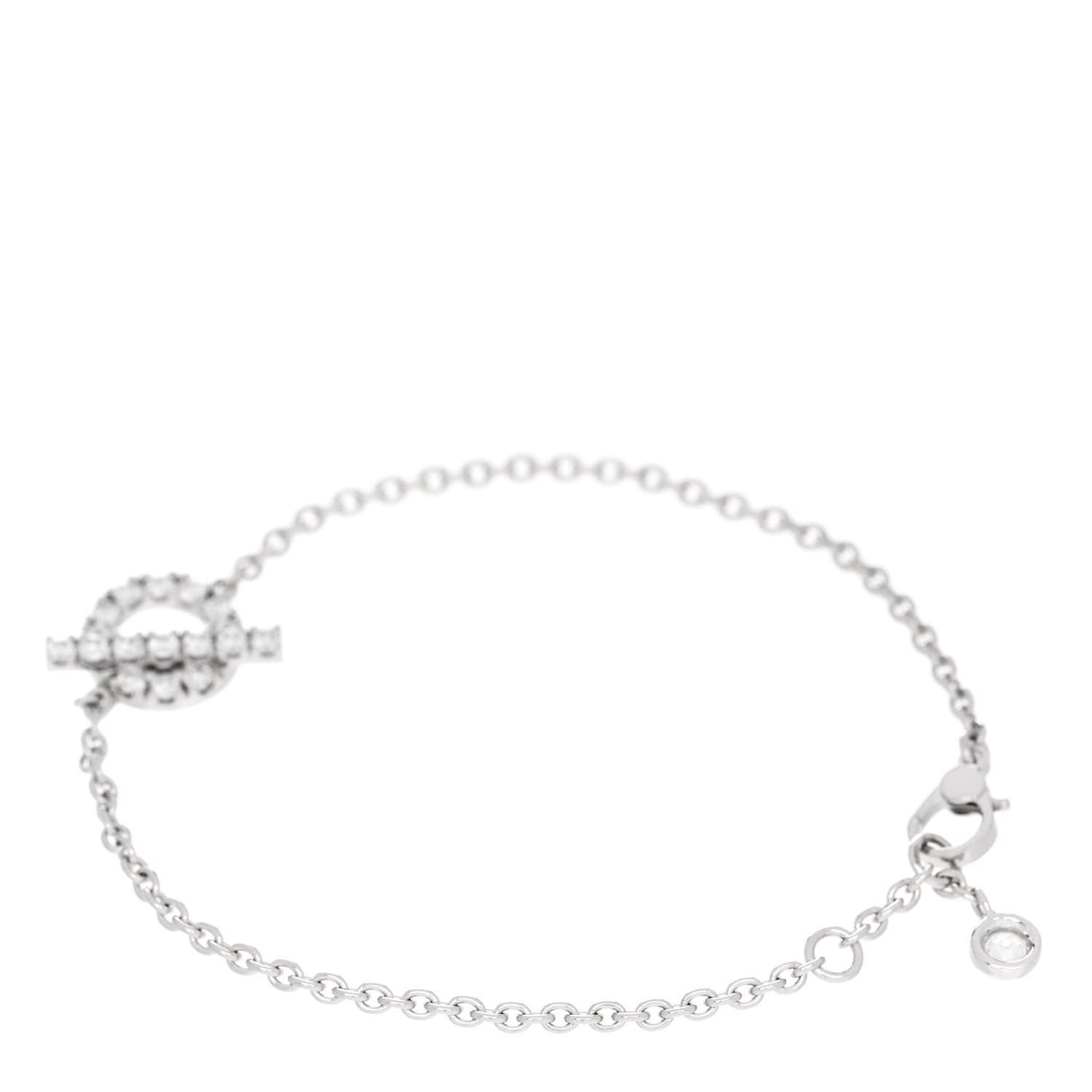 18K White Gold Diamond Finesse Bracelet SH