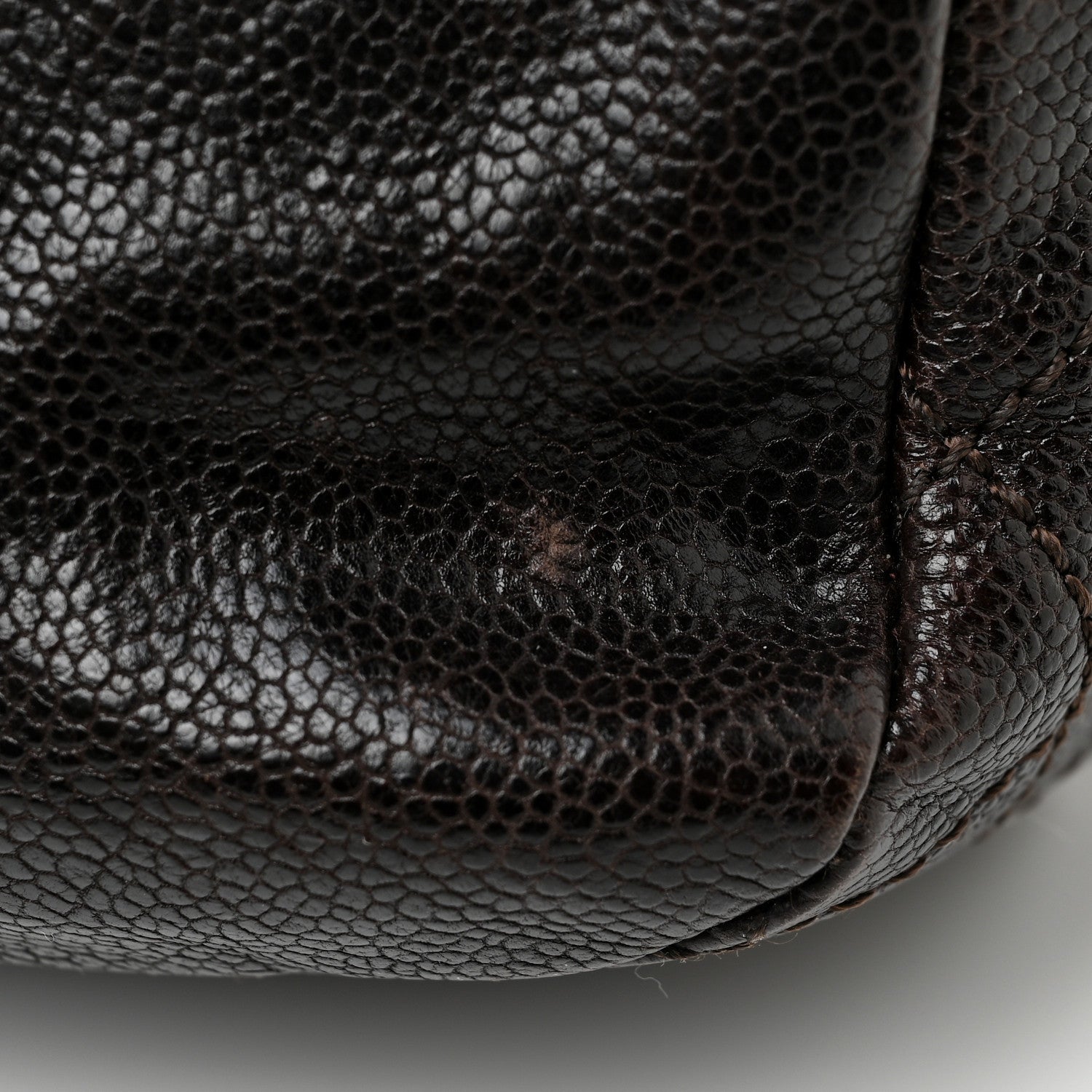 Chanel Glazed Caviar Small Pocket In The City Shoulder Bag Brown 21 of 26
