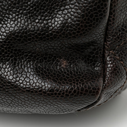 Chanel Glazed Caviar Small Pocket In The City Shoulder Bag Brown 21 of 26