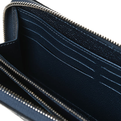Louis Vuitton Metallic Empreinte Monogram Zippy Wallet Navy Nacre 9 of 9