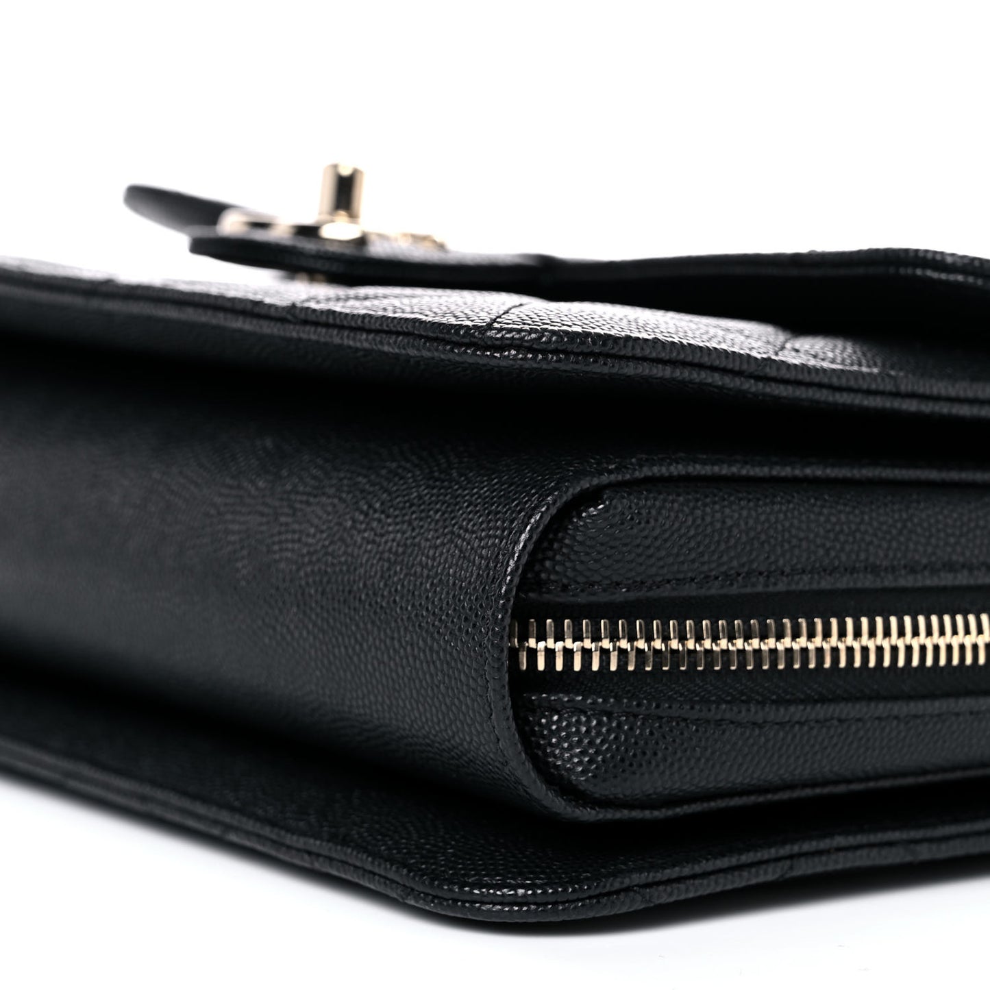 Caviar Quilted Large Like A Wallet Flap Black