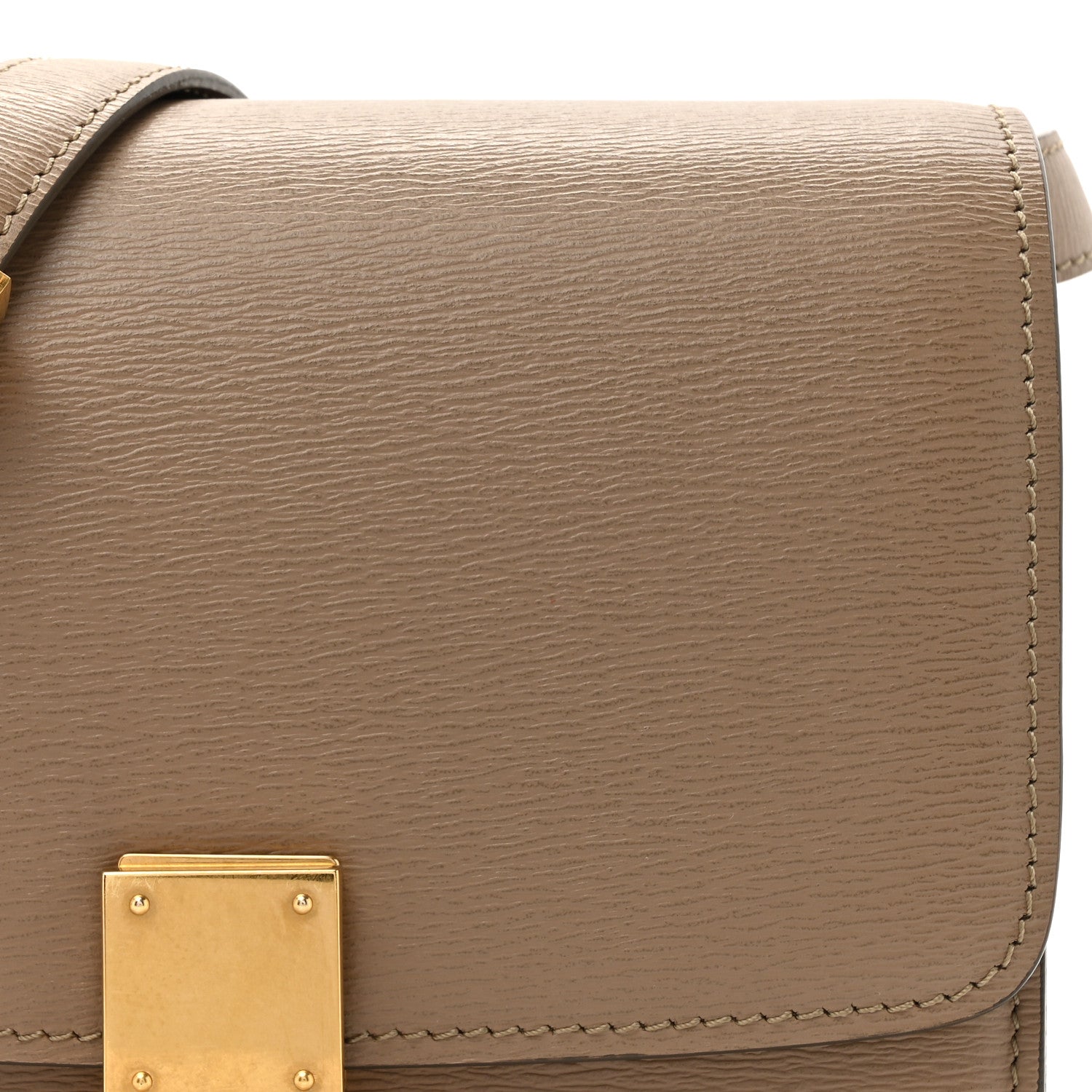 Celine Liege Calfskin Small Classic Box Flap Bag Taupe 8 of 14