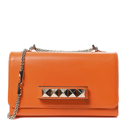 Valentino Garavani Calfskin Va Va Voom Shoulder Bag Orange 1 of 15