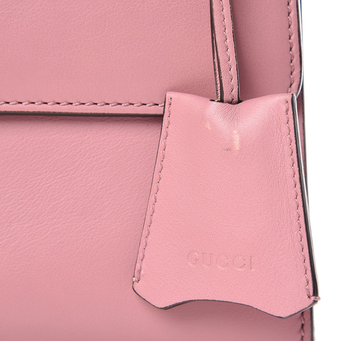 Moon Calfskin Medium Padlock Shoulder Bag Carmine Rose