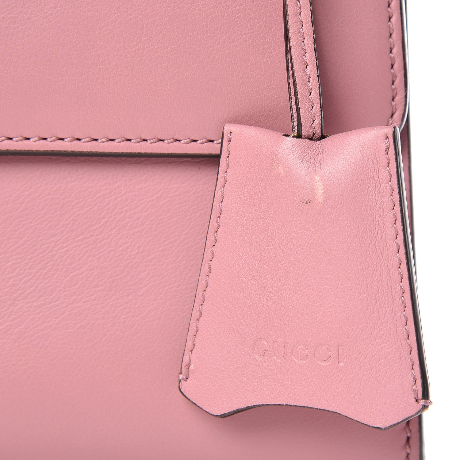 Gucci Moon Calfskin Medium Padlock Shoulder Bag Carmine Rose 14 of 14
