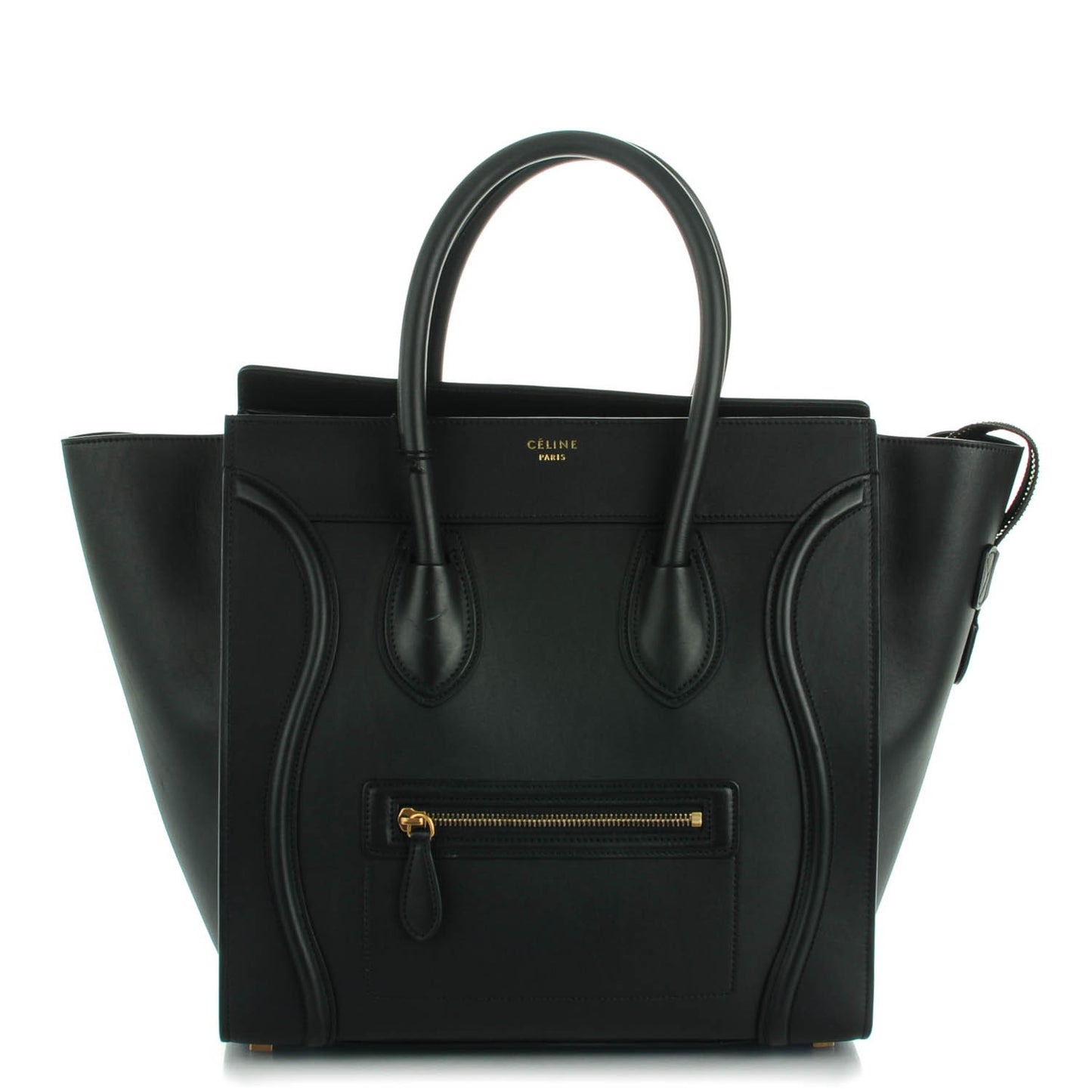 Smooth Calfskin Mini Luggage Black