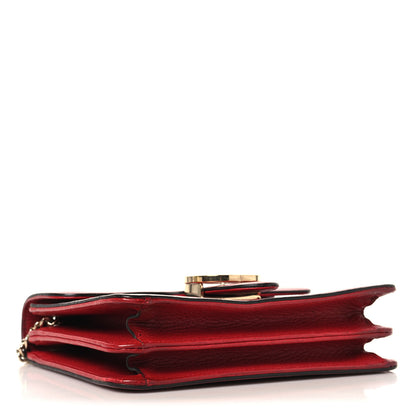 Gucci Dollar Calfskin Small Interlocking G Shoulder Bag Red 4 of 11