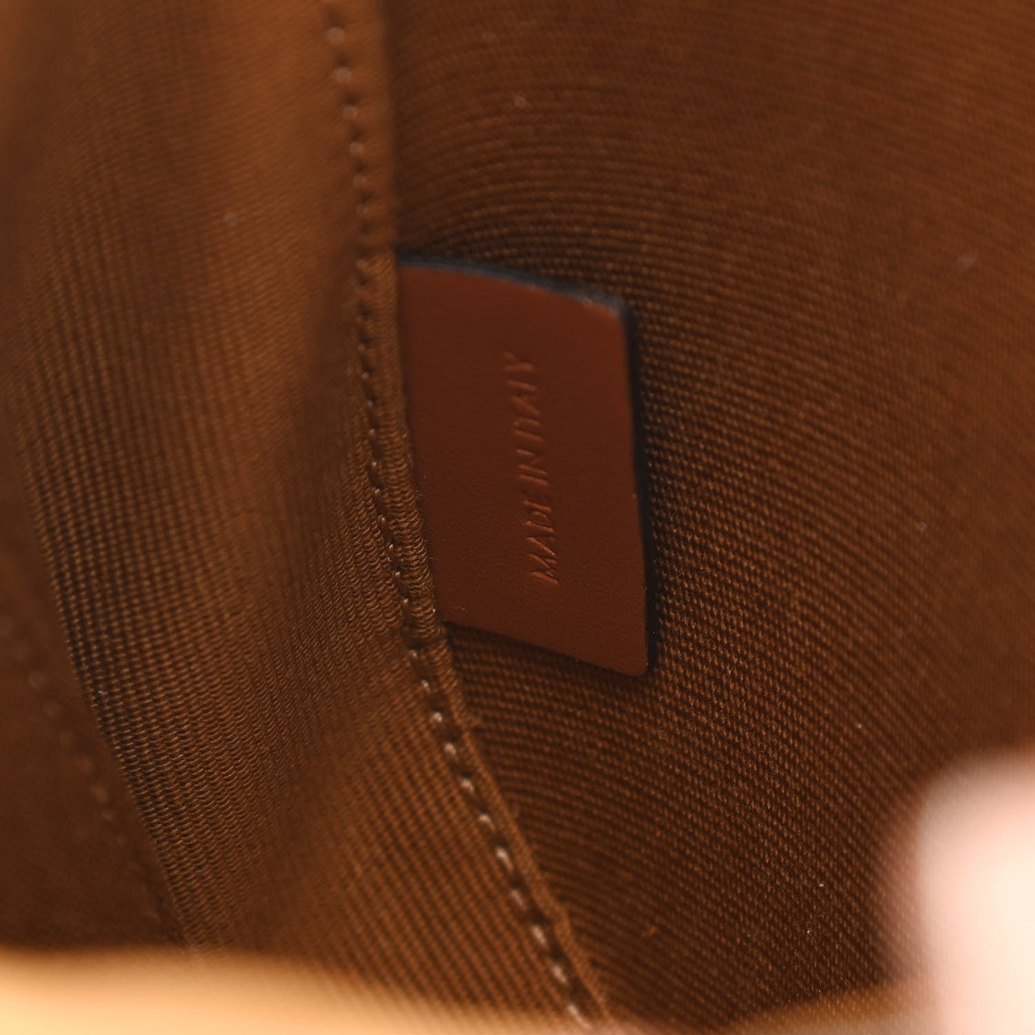 Celine Canvas Calfskin Triomphe Mini Besace Tan 6 of 10