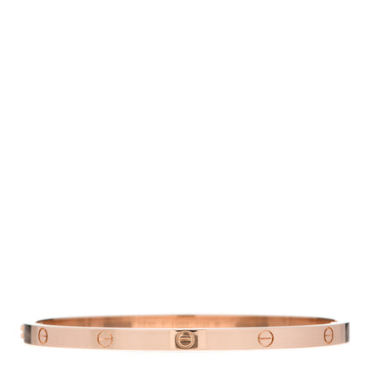 Cartier 18K Pink Gold Small LOVE Bracelet 16 2 of 5