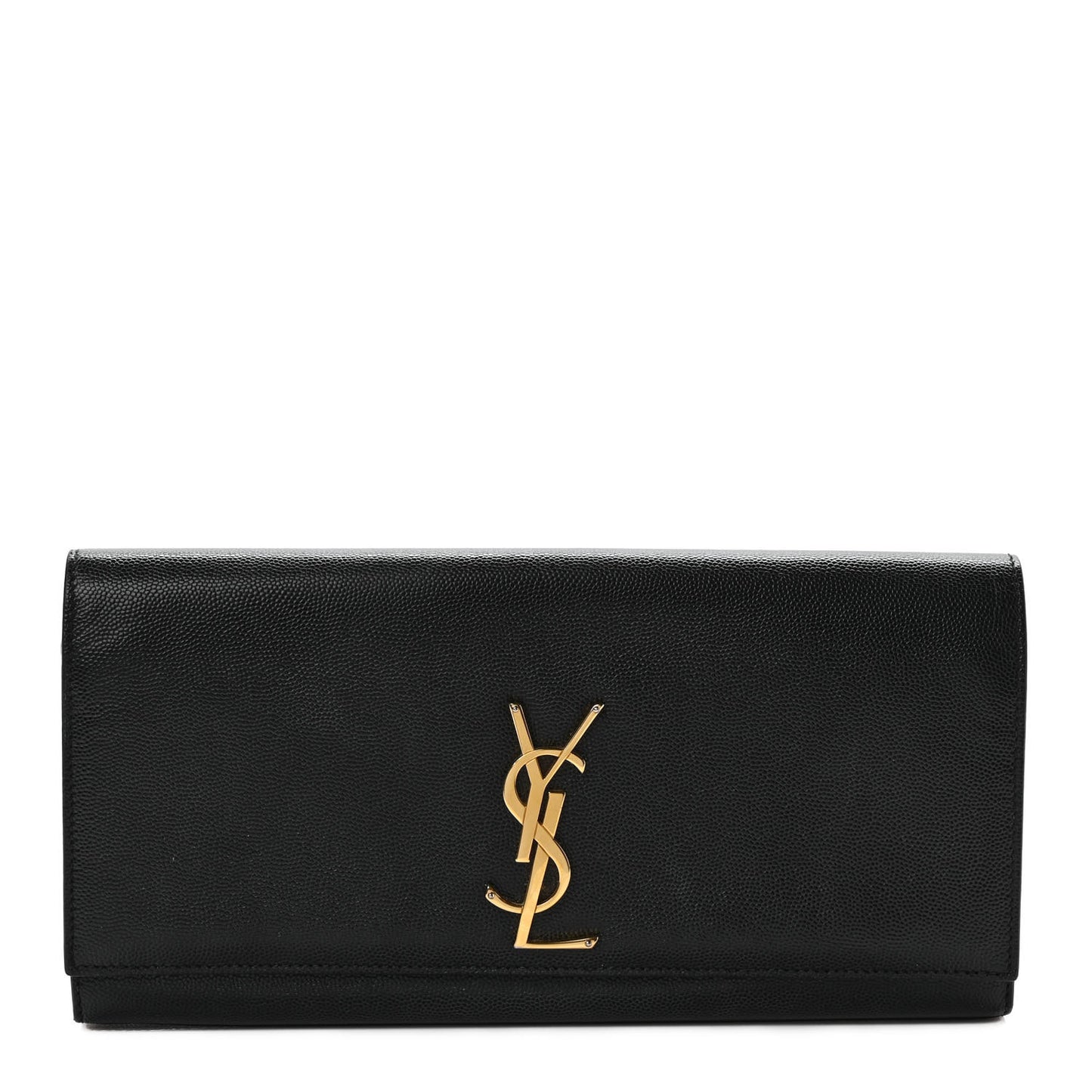 Grain De Poudre Monogram Cassandre Clutch Black