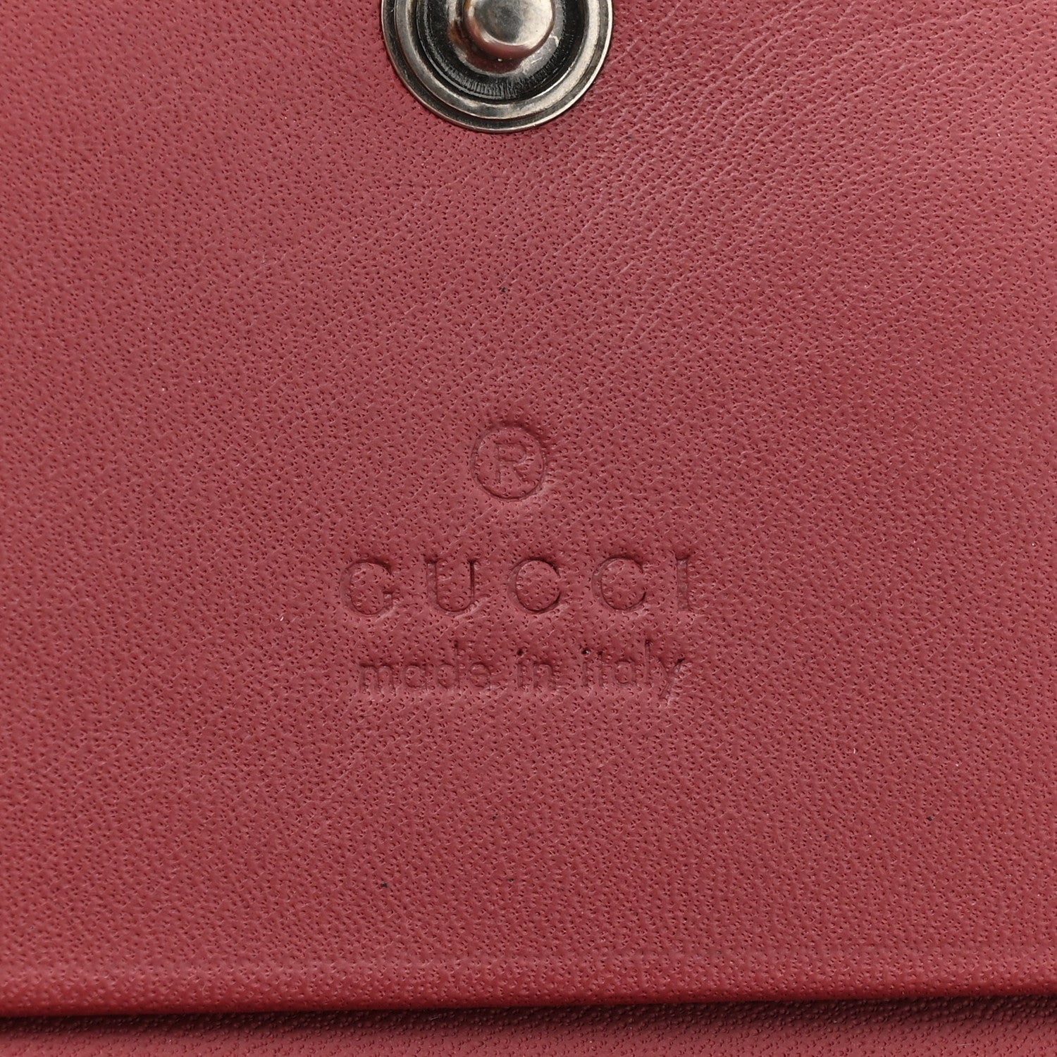 Gucci GG Supreme Monogram Blooms Card Case Beige Multicolor Dry Rose 7 of 11