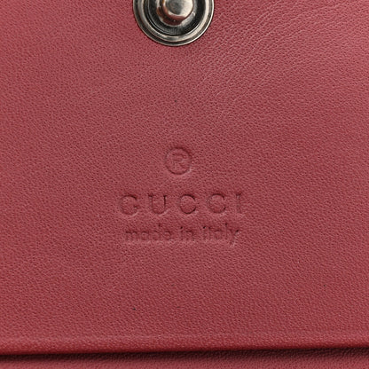 Gucci GG Supreme Monogram Blooms Card Case Beige Multicolor Dry Rose 7 of 11