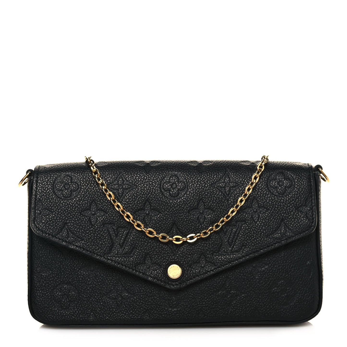 Empreinte Pochette Felicie Chain Wallet Black