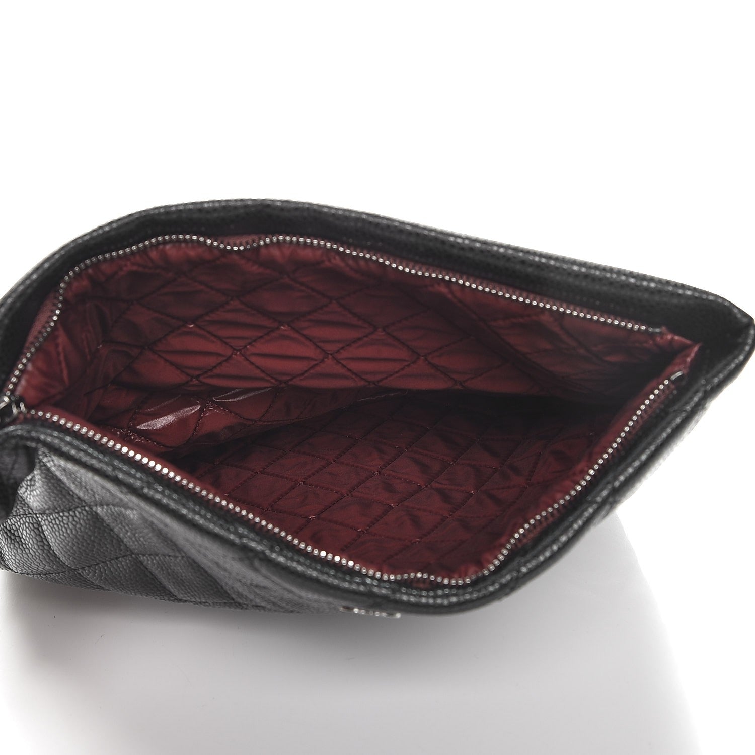 Chanel Caviar Quilted CC Beauty Clutch Black 5 of 7