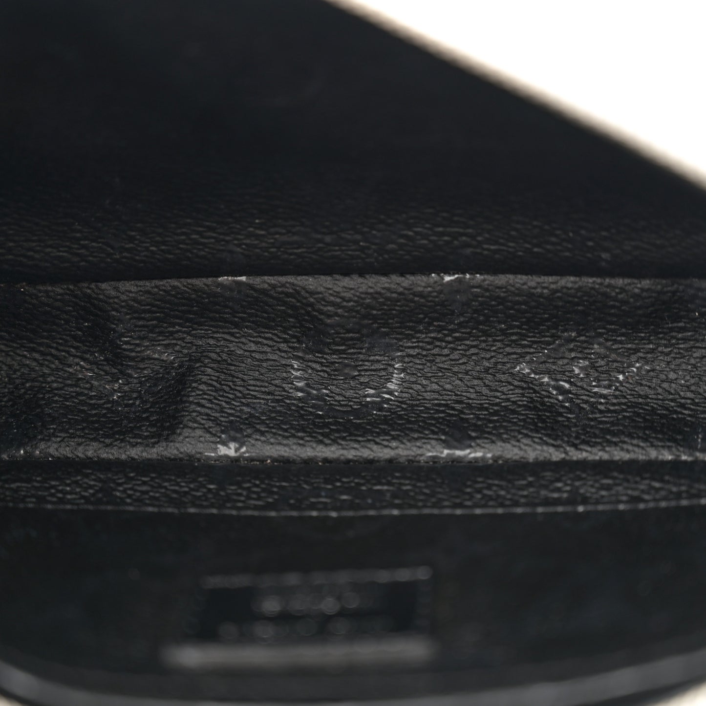 X UF Tufted Monogram Pochette Accessories White Black