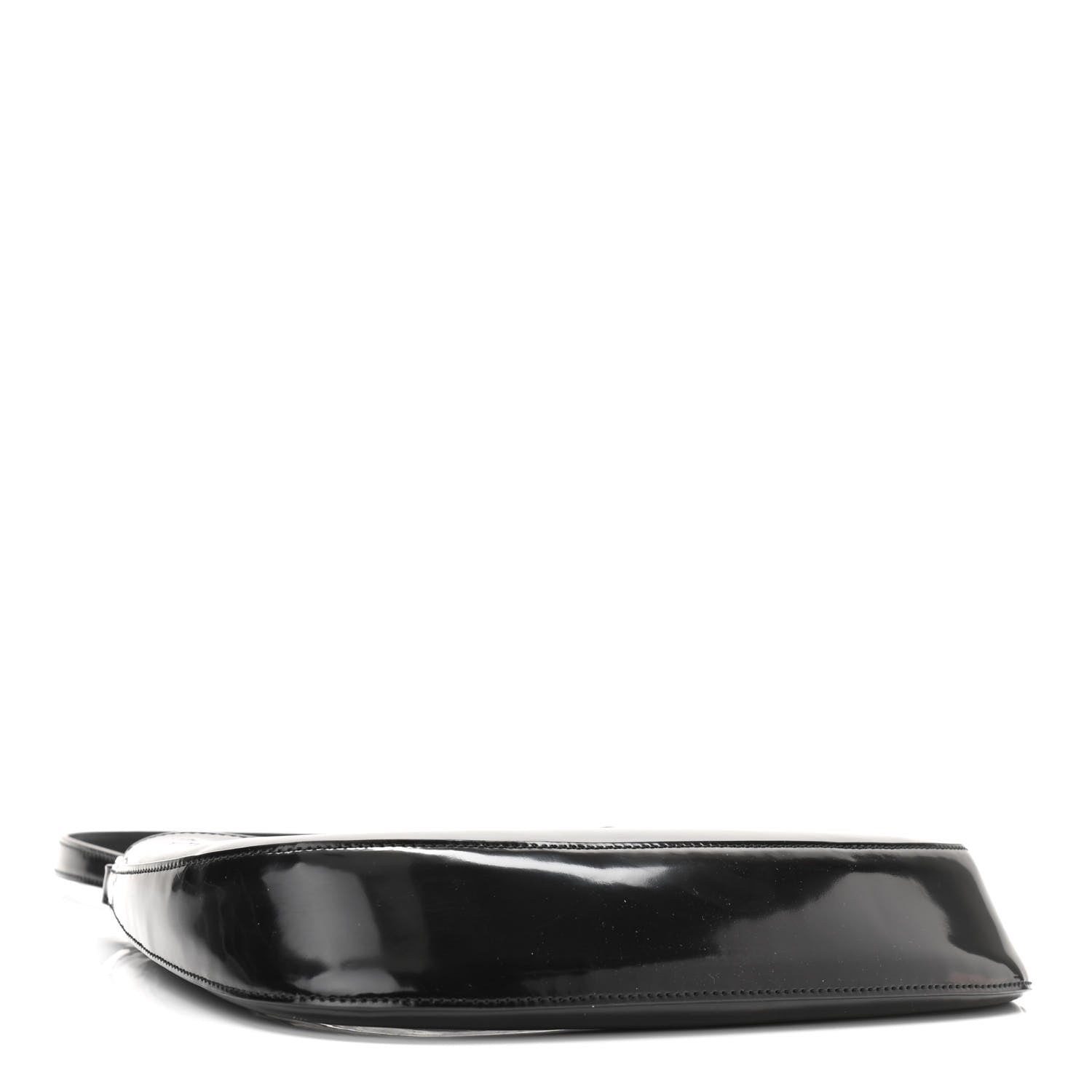 Prada Spazzolato Cleo Shoulder Bag Black 4 of 10