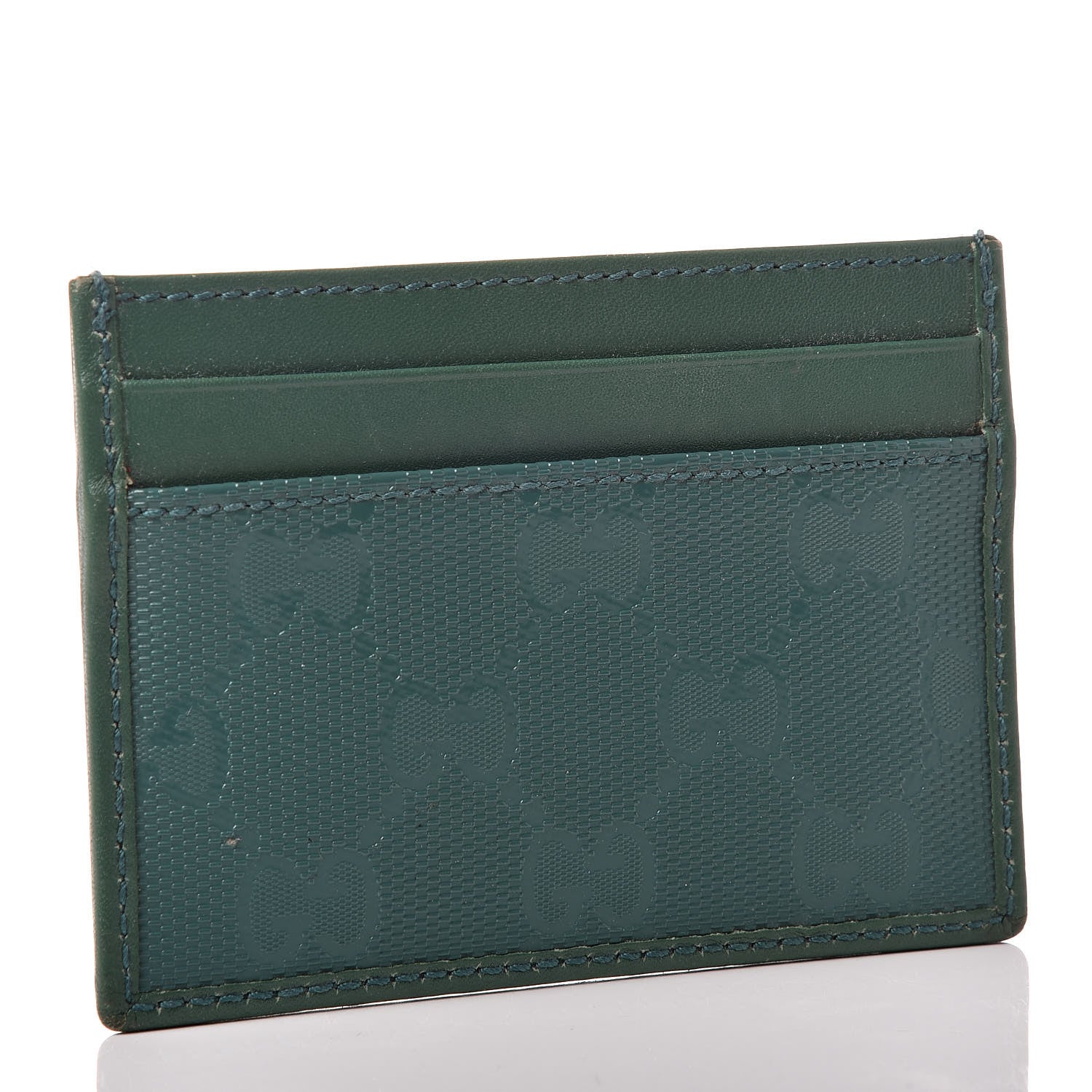 Gucci Imprime Monogram Card Holder Verdant 3 of 7