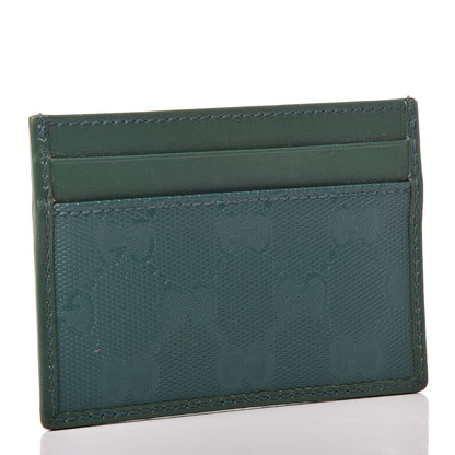 Gucci Imprime Monogram Card Holder Verdant 3 of 7
