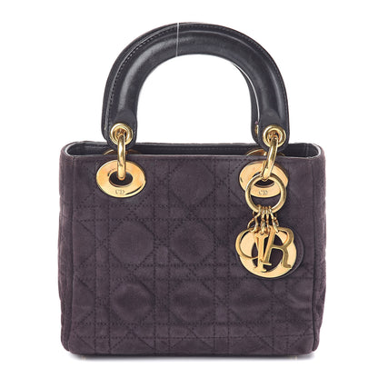 Christian Dior Suede Cannage Mini Lady Dior 1 of 8