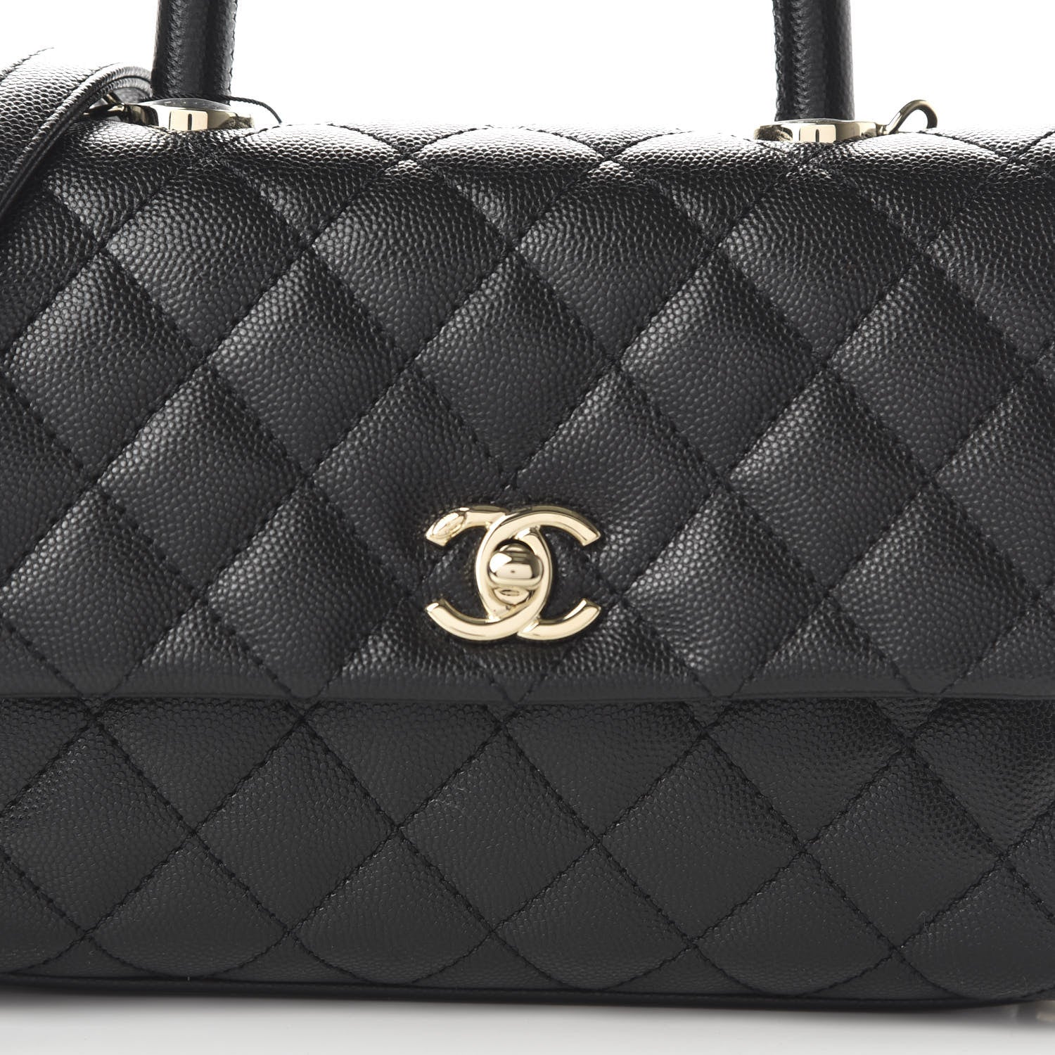 Chanel Caviar Quilted Mini Coco Handle Flap Black 10 of 10