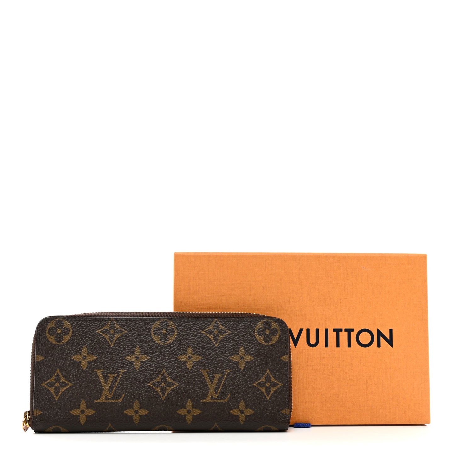 Monogram Clemence Wallet Rose Ballerine