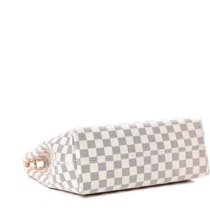 Louis Vuitton Damier Azur Graceful PM Rose Ballerine 4 of 16