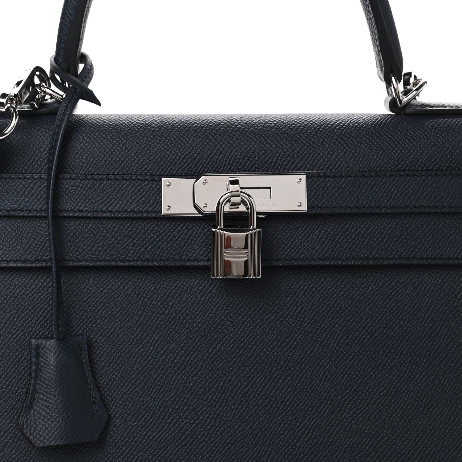 Hermes Epsom Kelly Sellier 28 Bleu Indigo 10 of 10