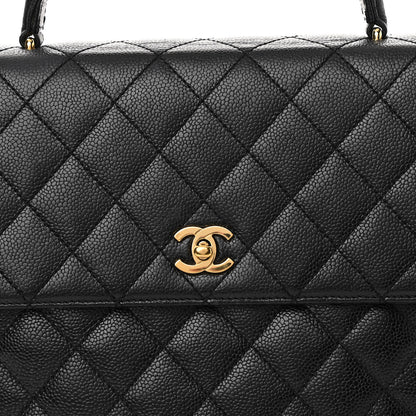Chanel Caviar Quilted Jumbo Kelly Flap Black 10 of 14