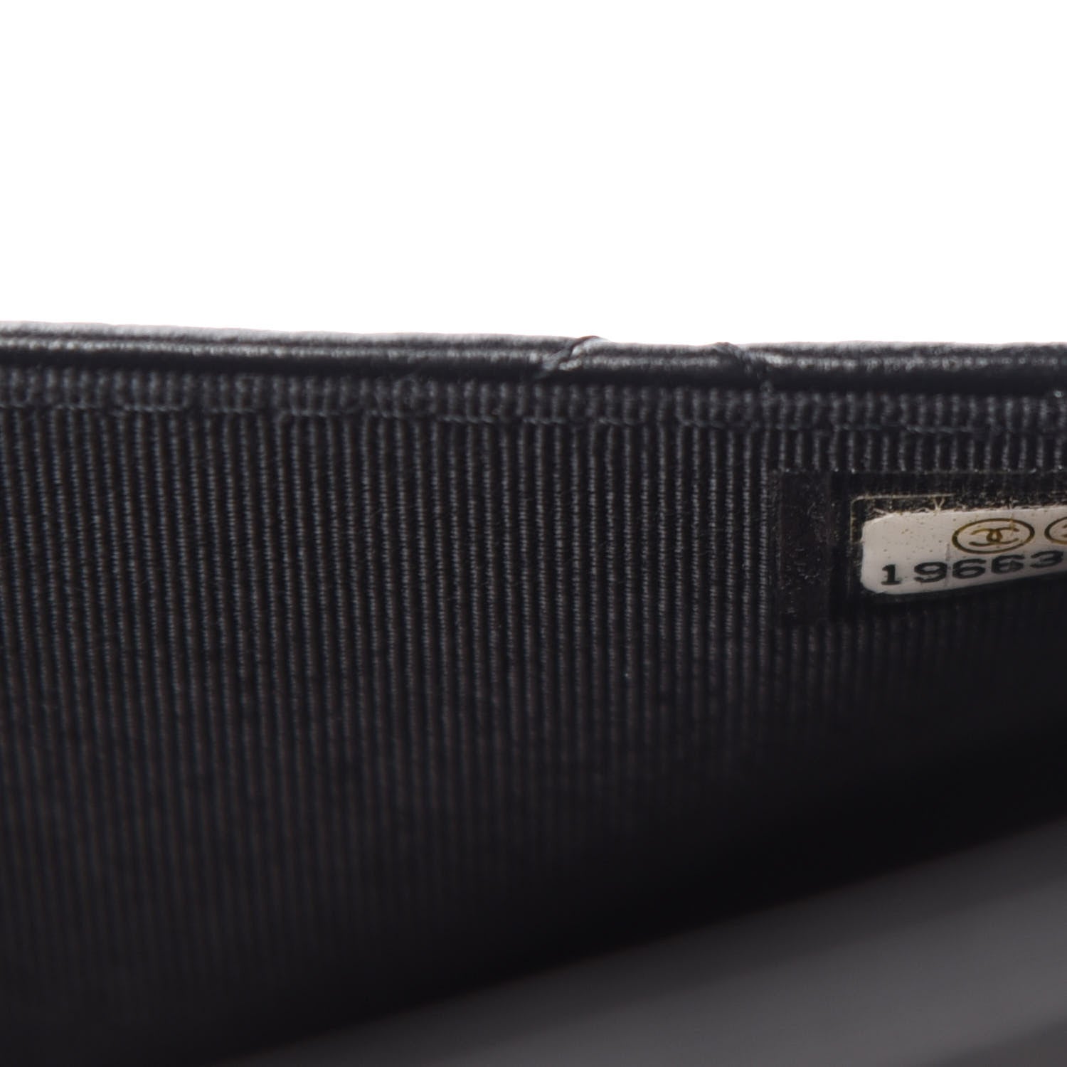 Chanel Lambskin Quilted Wallet On Chain WOC Black 10 of 12
