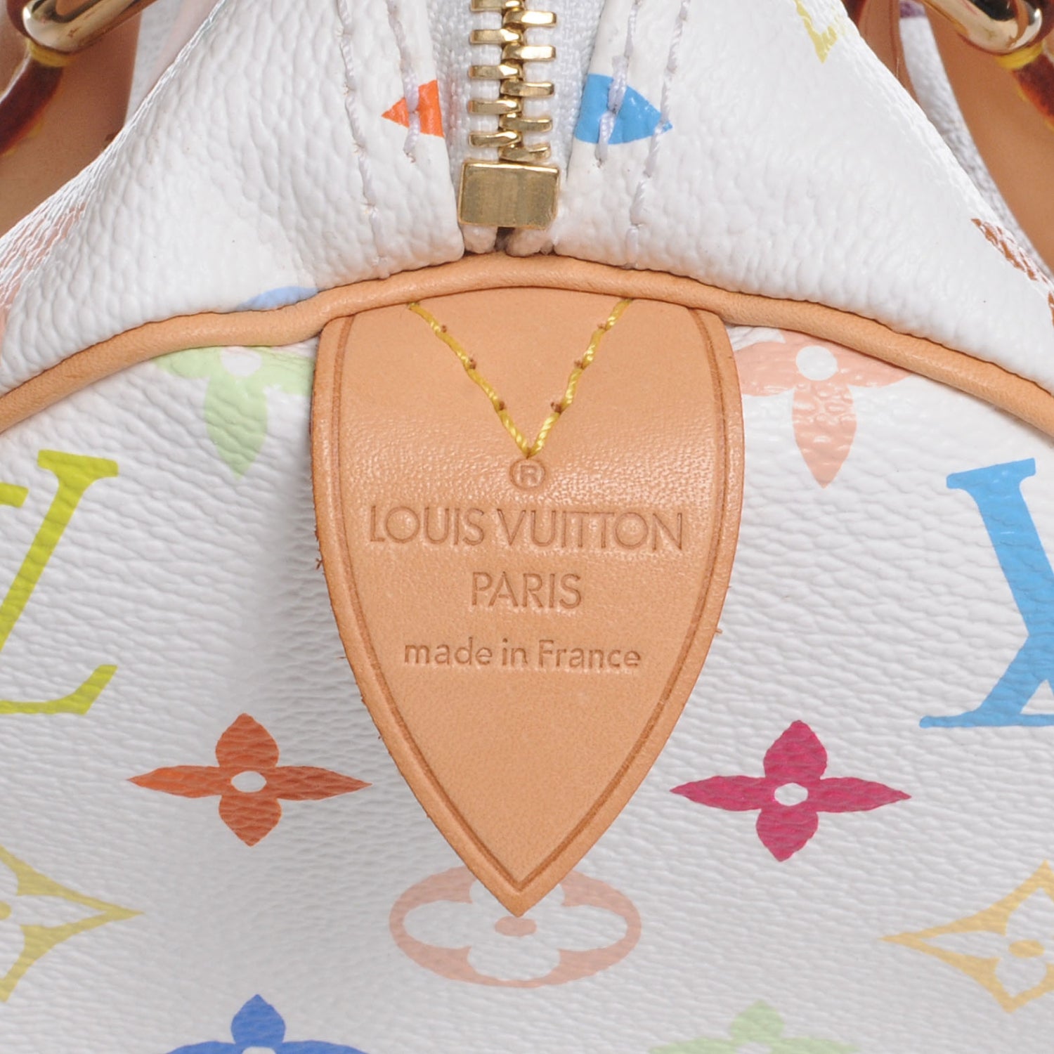 Louis Vuitton Monogram Multicolor Speedy 30 White 5 of 7