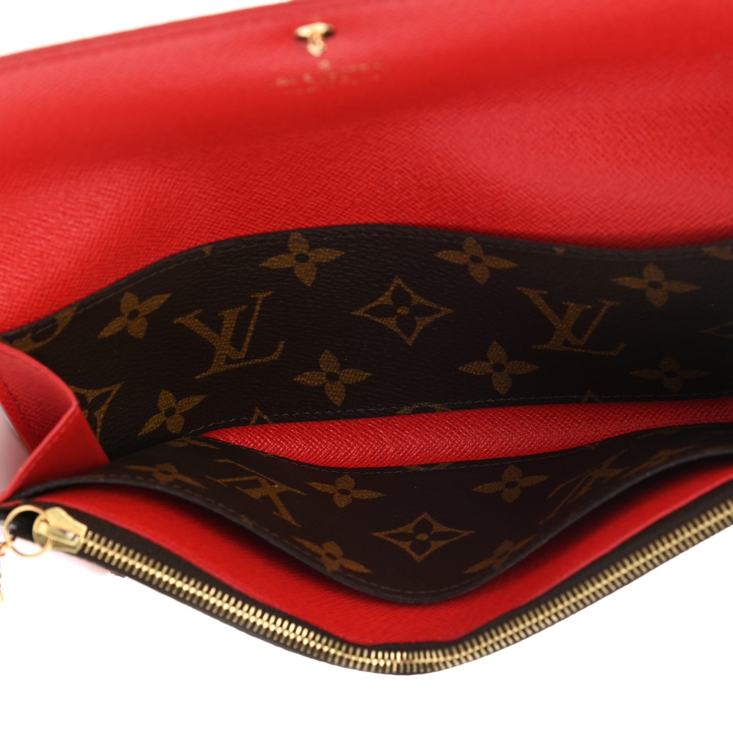 Monogram Bloom Flower Emilie Wallet Rouge