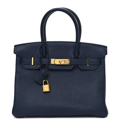 Hermes Togo Birkin 30 Bleu Nuit 1 of 11