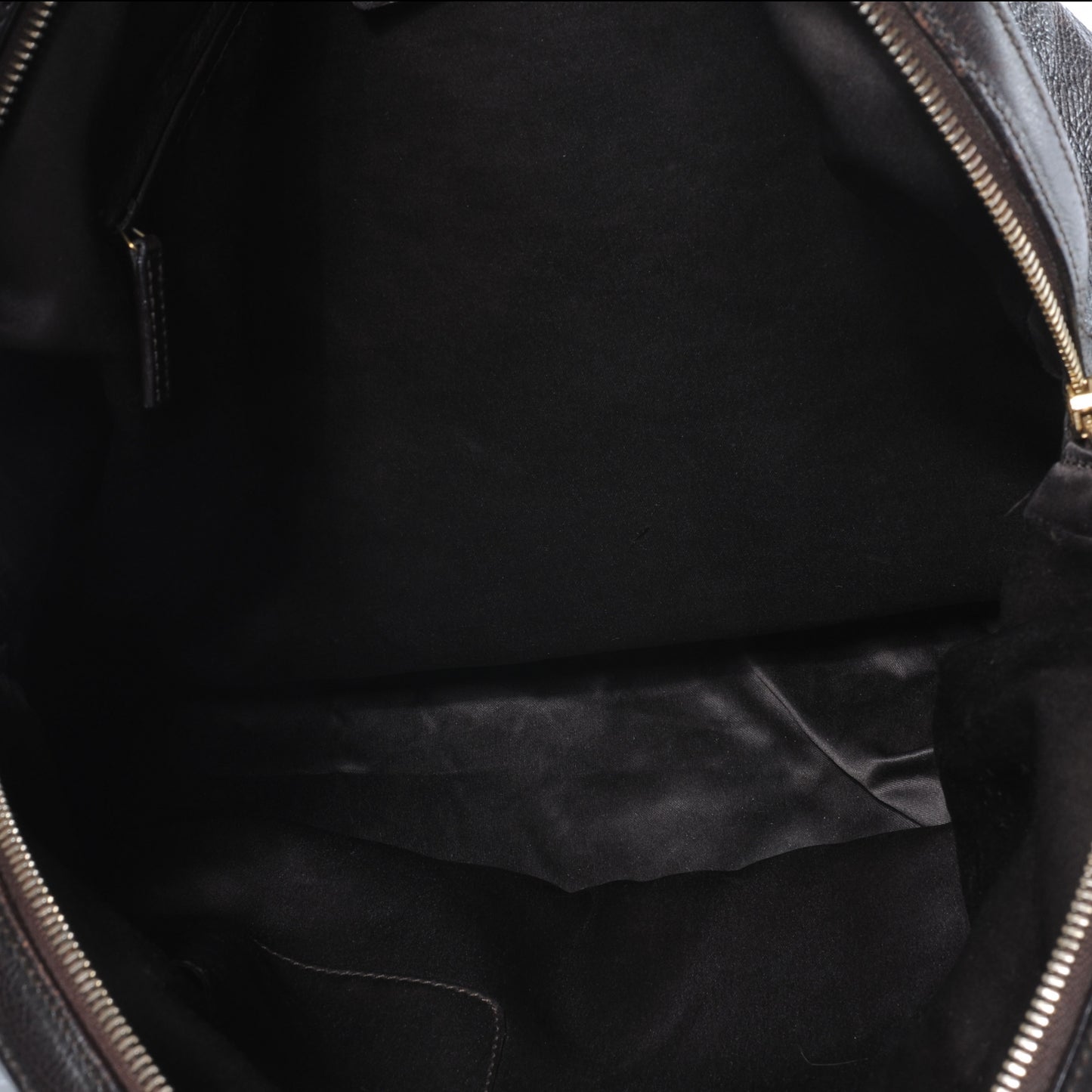 Leather Oversized Muse Dark Brown