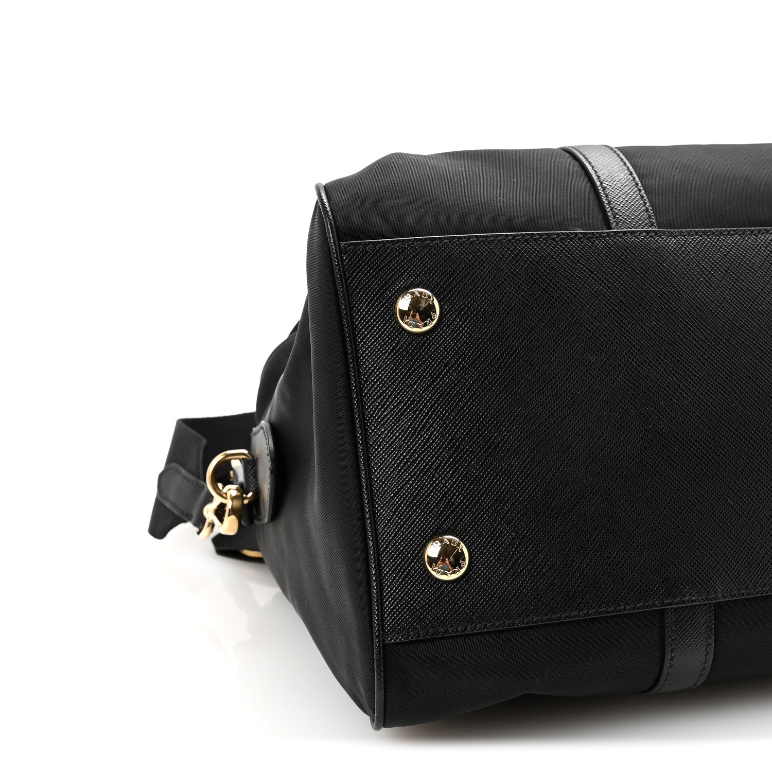 Prada Re-Nylon Saffiano Medium Re-Edition 1978 Top Handle Bag Black 8 of 9