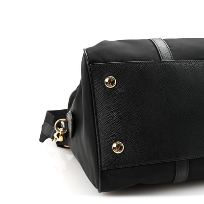 Prada Re-Nylon Saffiano Medium Re-Edition 1978 Top Handle Bag Black 8 of 9