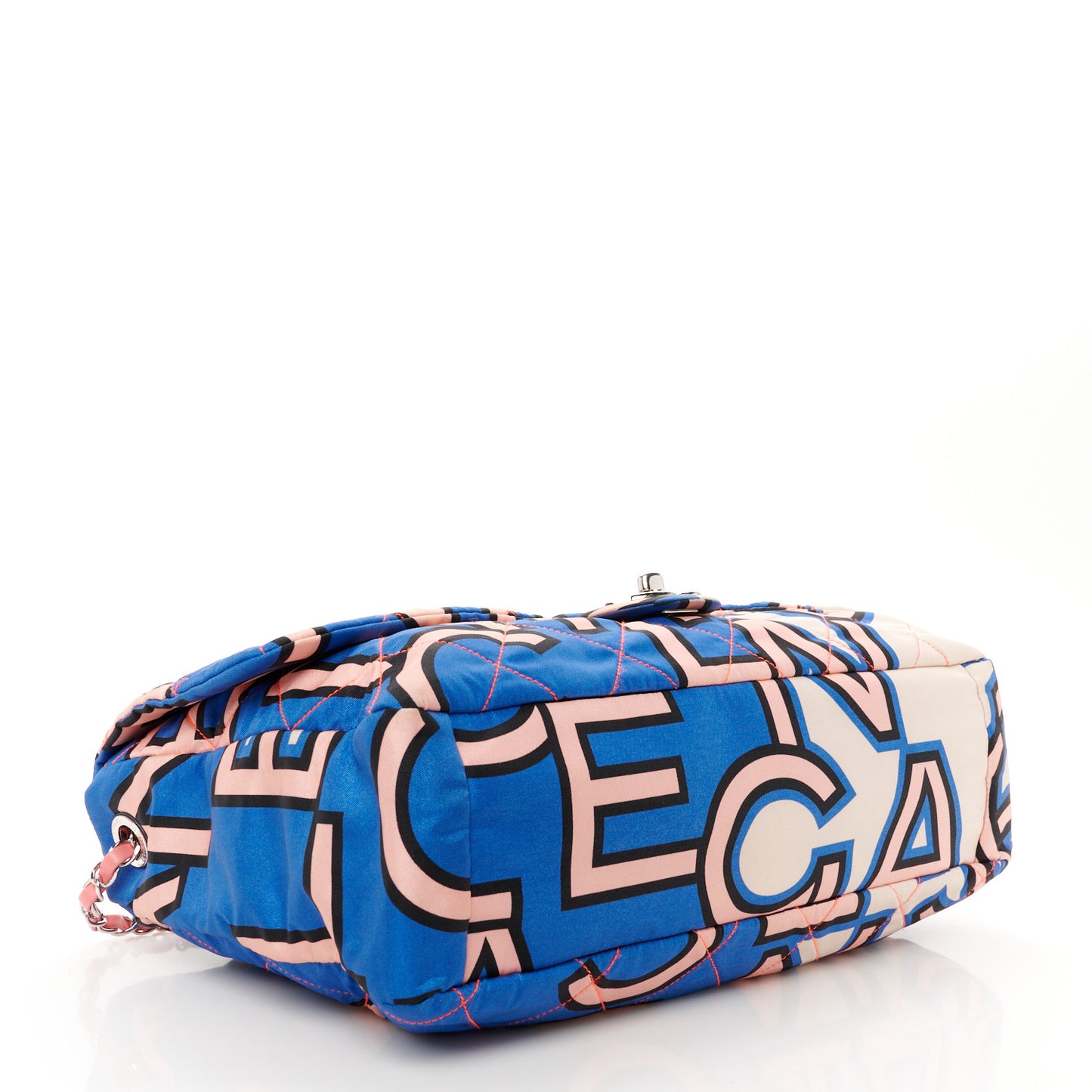 Nylon Printed Maxi Flap Multicolor