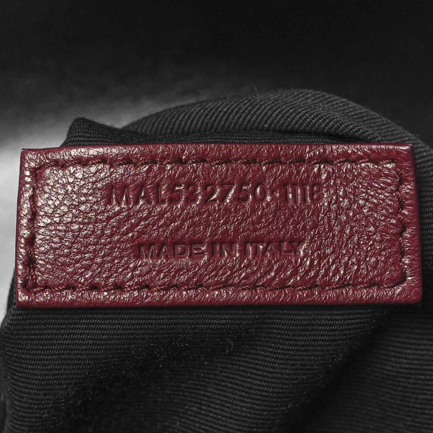 Smooth Calfskin Monogram Cassandra Clasp Bag Black