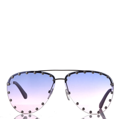 Louis Vuitton The Party Aviator Sunglasses Z0925U Purple 3 of 11