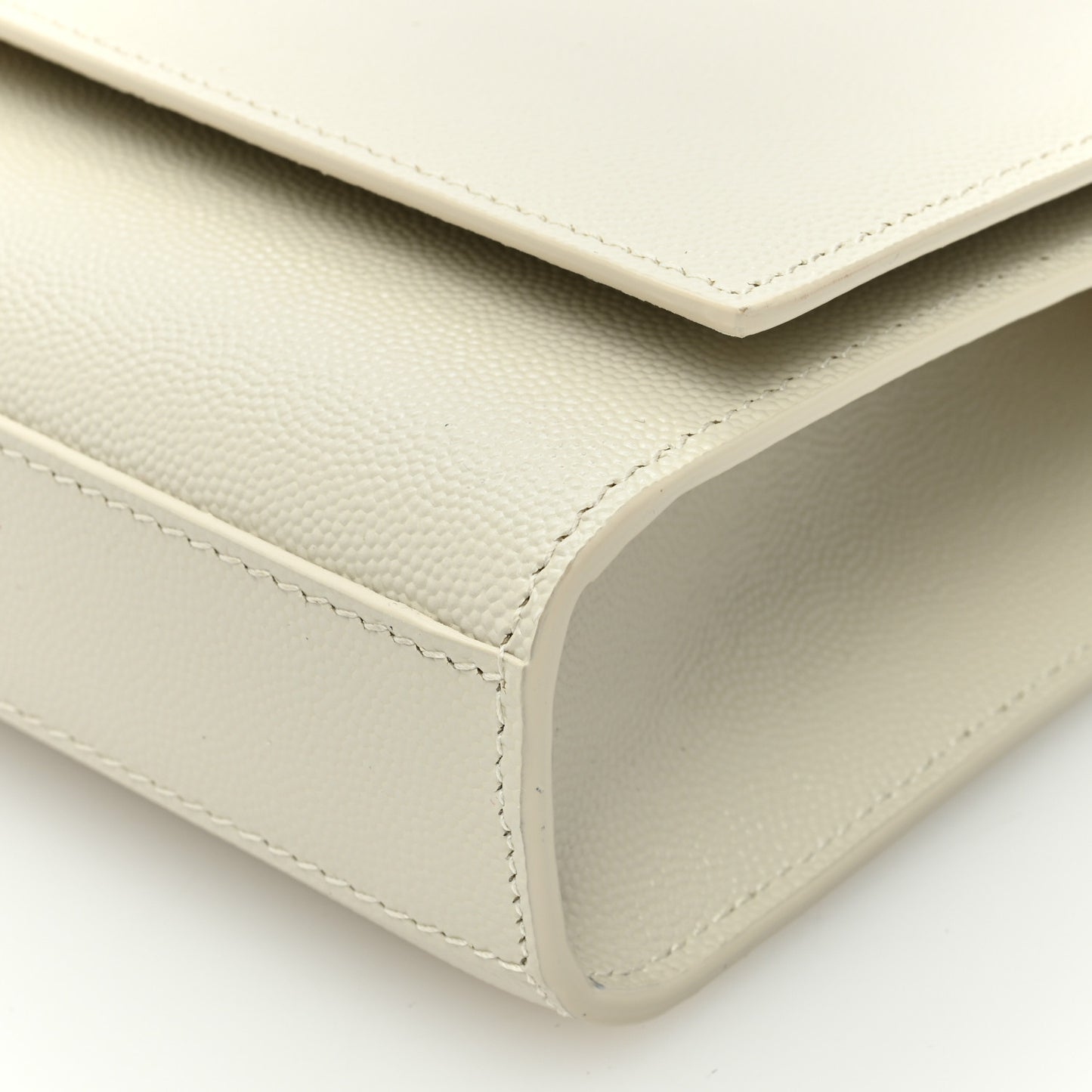 Grain De Poudre Medium Classic Monogram Kate Satchel Crema Soft